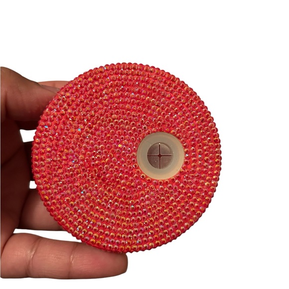 Rhinestone Lids for Glass cups handcrafted - Picture 5 of 9